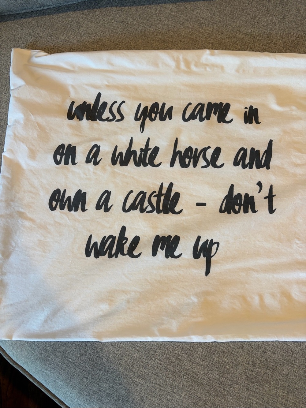 White Pillow Case